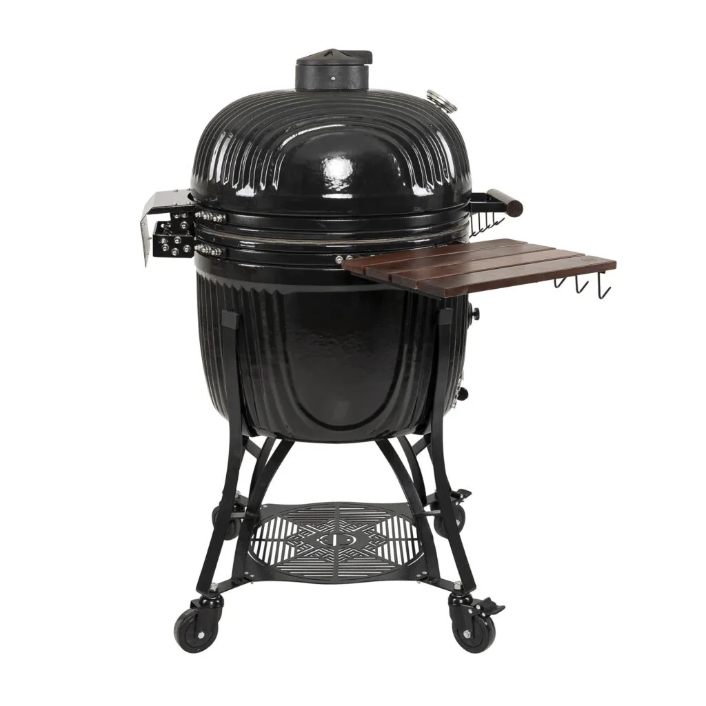 Parrilla cerámica Kamado Sumo Icon Maxi-7 con mesa auxiliar