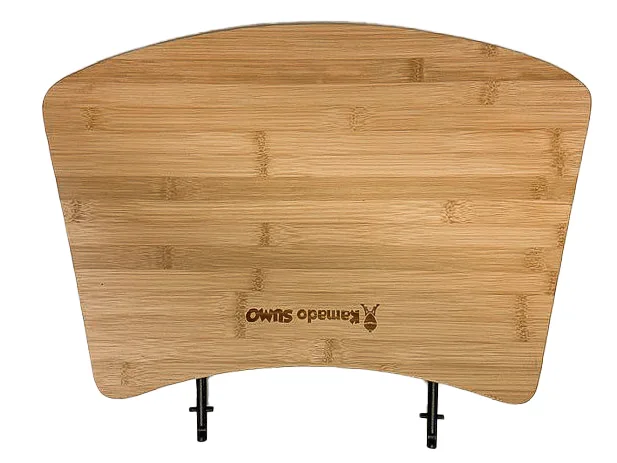 Bamboo cutting board with Kamado Sumo logo