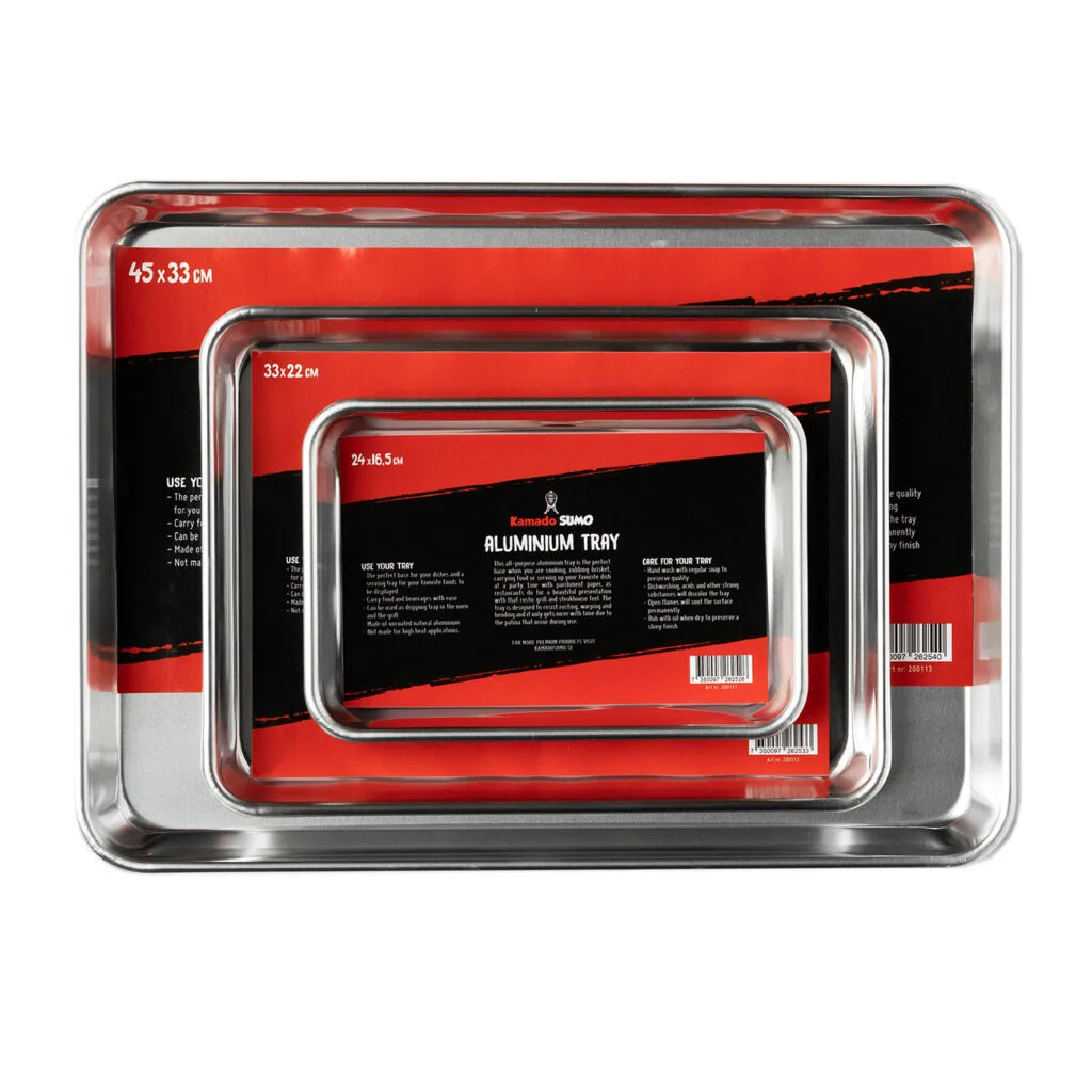 Plateau de service BBQ en aluminium