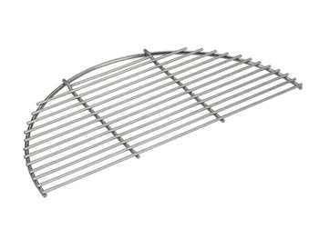 Half-moon grill grid for Kamado Sumo grill