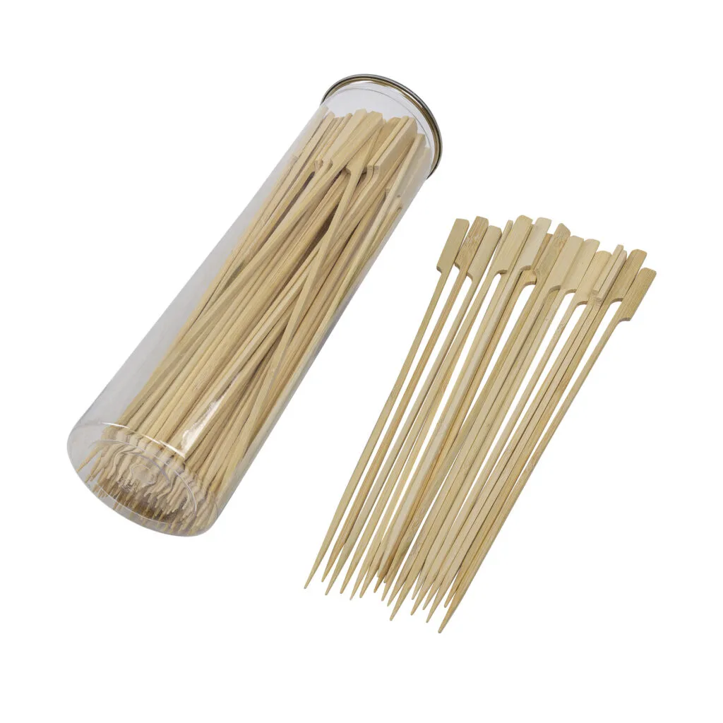 Brochetas de bambú