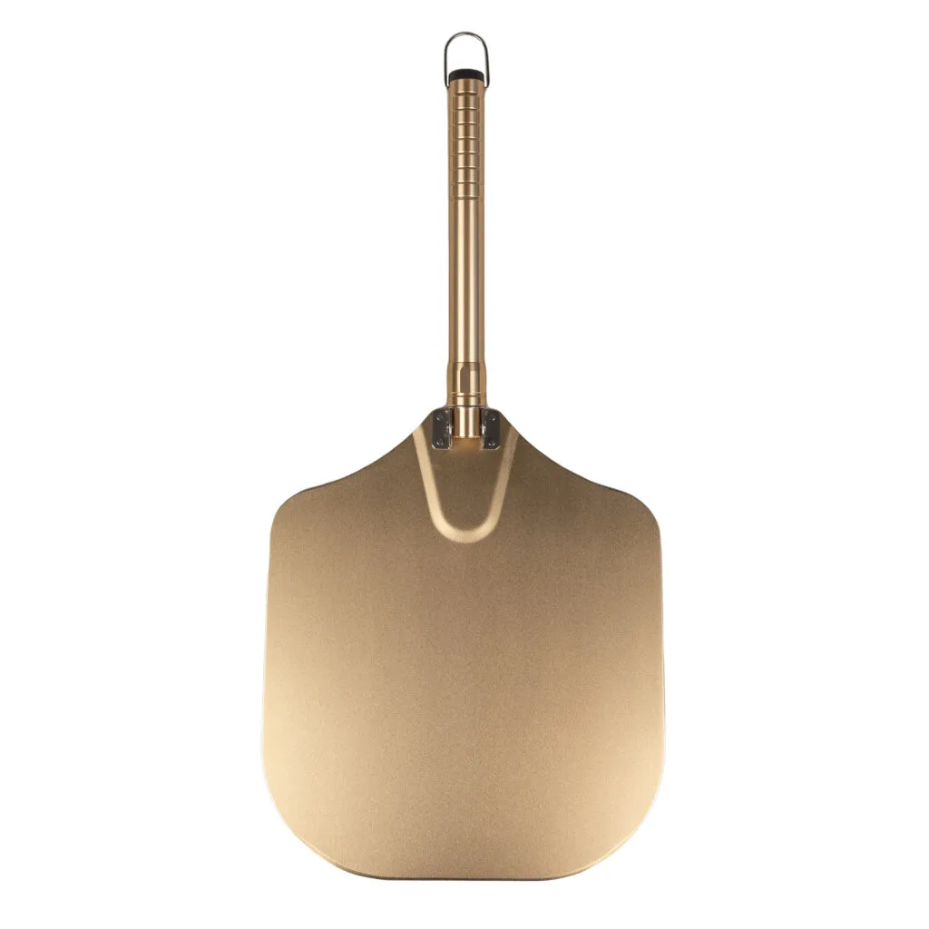 Gold foldable pizza peel for grilling