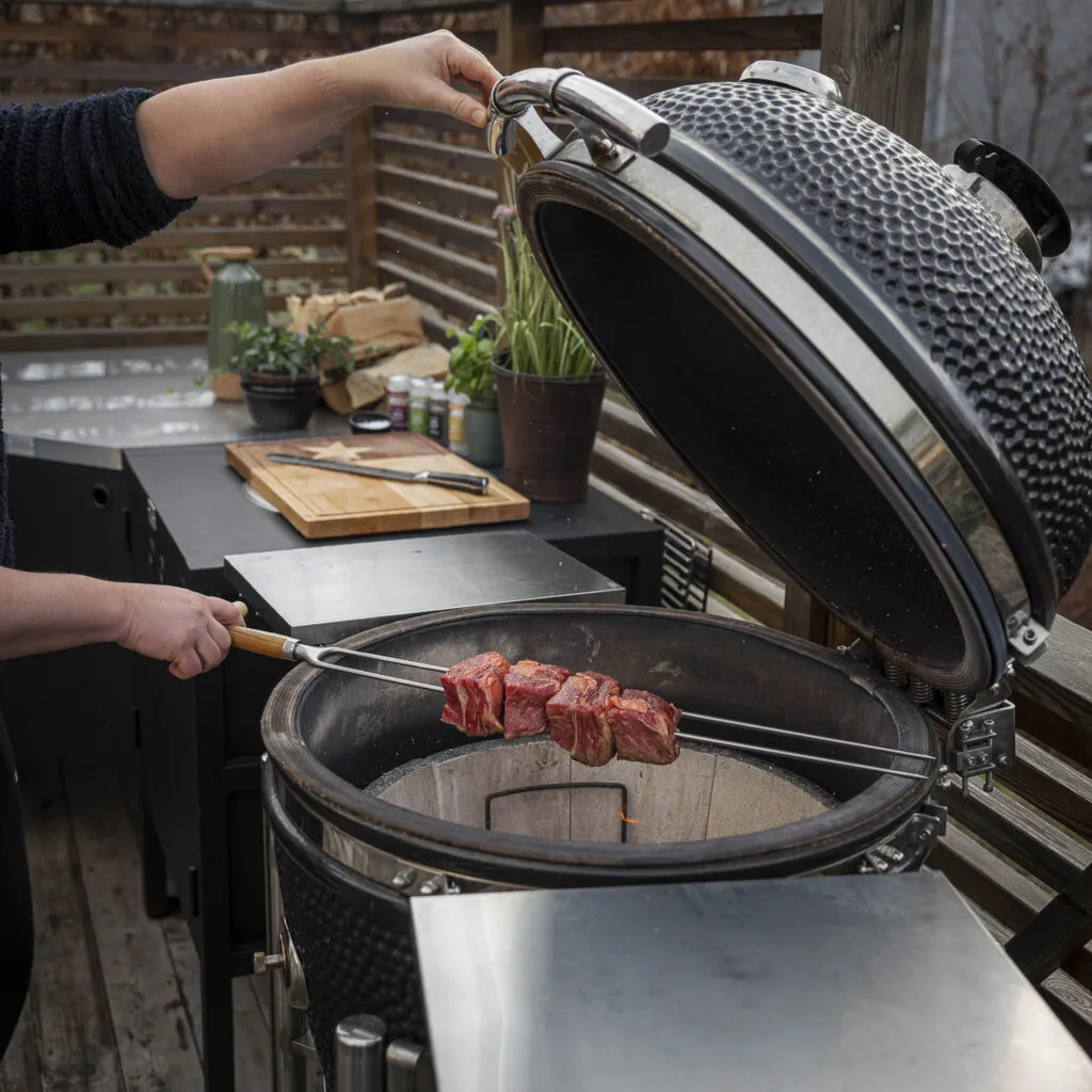 Lange Grillspieße