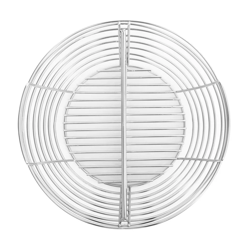 Stainless steel charcoal basket for grilling